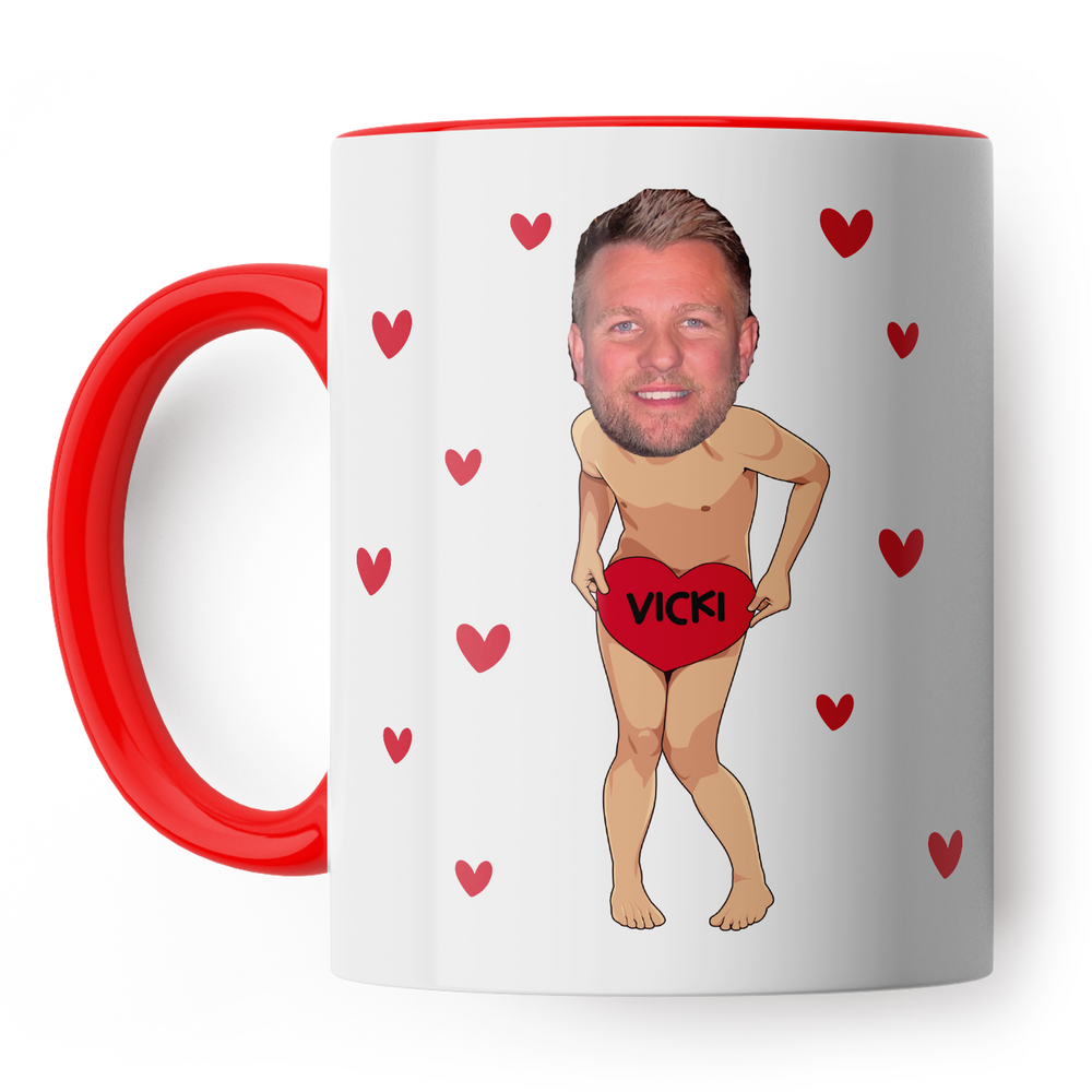 Photo Man Heart Mug #1 image